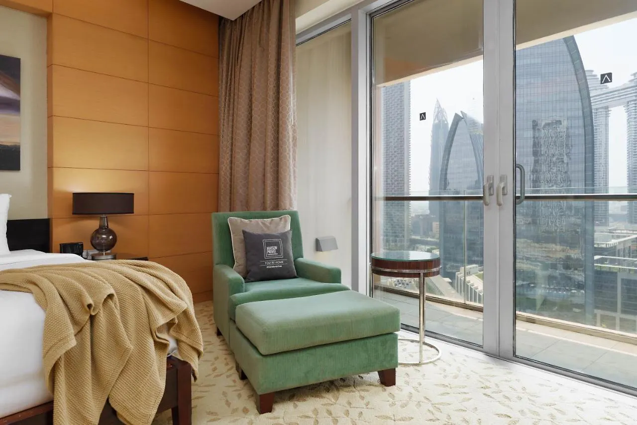 Maison Privee - Fabulous Studio With Direct Burj Khalifa Views Dubai Lägenhet